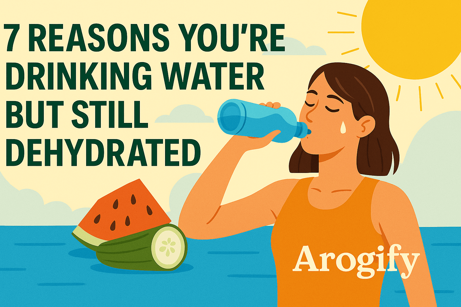 7 Reasons You’re Still Dehydrated Even If You Drink Water Daily (Hydration Tips Inside)